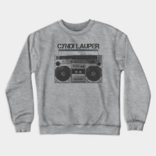 Cyndi Lauper / Hip Hop Tape Crewneck Sweatshirt